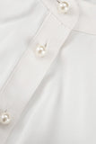 Ruffled Button-Front Blouse