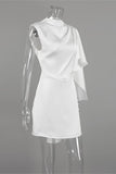 Asymmetric One-Shoulder Evening Dress