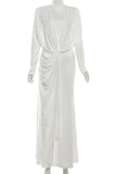 Elegant Ruched Evening Dress