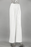 Wide-Leg Casual Pants