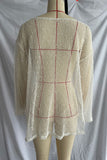 Relaxed Fit Sheer Beach Cover-Up