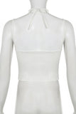 Strappy Tie-Front Camisole Tank Top
