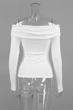 Off-Shoulder Twist Front Top