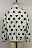 Heart Pattern Casual Jacket