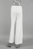 Elegant Wide-Leg Wrap Pants