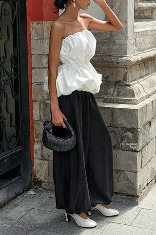 Strapless Ruched Tank Top