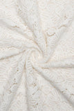 Elegant Lace Strapless Evening Dress