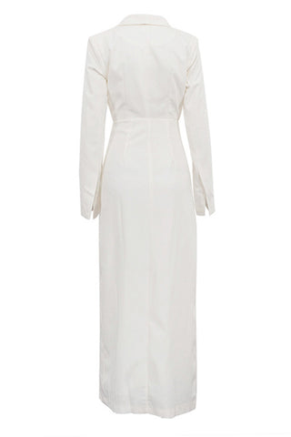 Elegant Button-Down Maxi Dress