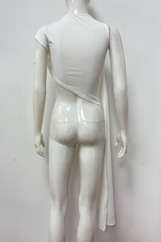 Draped Asymmetrical T-Shirt