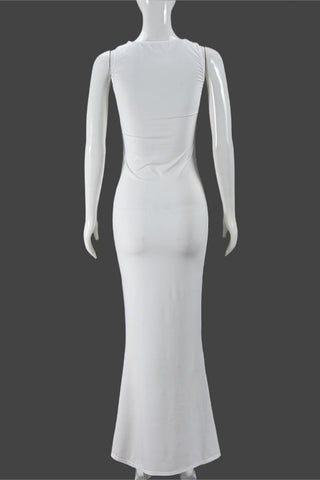 Elegant Sheer Evening Gown