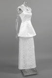 Elegant Skirt Set with Lace Accents