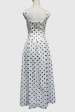 Polka Dot Evening Dress