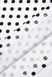 Strapless Polka Dot Short Set