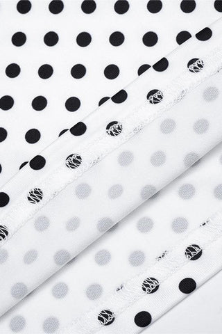 Strapless Polka Dot Short Set