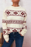 Snowflake Pattern Sweater
