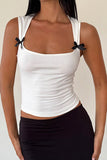 Bow-Accent Tank Top