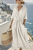 Elegant Knotted Casual Dress