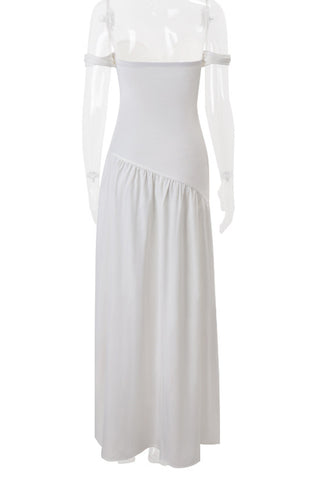 Off-Shoulder Maxi Casual Dress