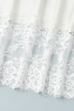 Elegant Lace Hem Skirt