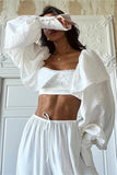 Elegant Ruffle Off-Shoulder Blouse