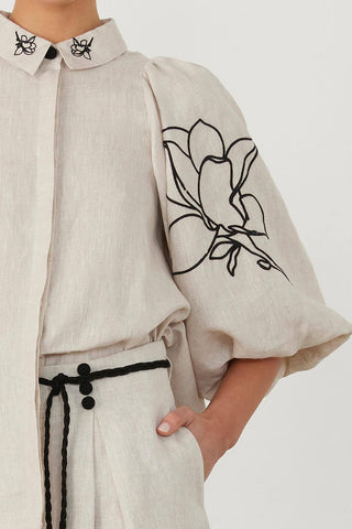 Floral  Two-Piece Pants Set