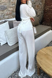 Elegant Two-Piece Flowing Set