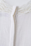 Elegant Lace Trim Blouse