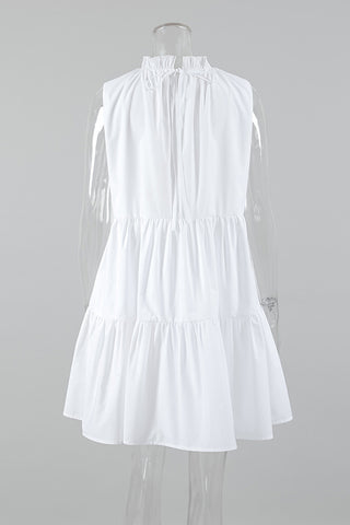 Sleeveless Tiered Casual Dress
