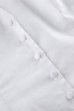 Halter Neck Button-Front Short Set