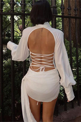 Tie-Front Casual Wrap Dress