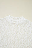 Elegant Lace Long-Sleeve Blouse