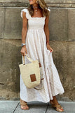 Smocked Casual Maxi Dress