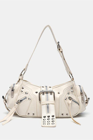 Edgy Studded Strap Belt Bag