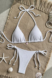 Tie-Strap Bikini Set