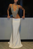 Sequined Halter Tank Top