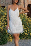 Fringe-Trim Night Out Dress