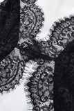 Elegant Lace Panel Maxi Dress