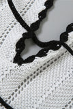 Lace-Up High Neck Sundress