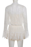 Elegant Long-Sleeve Lace Dress
