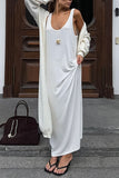 Sleeveless Maxi Casual Dress
