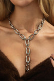 Oval Link Statement Necklace