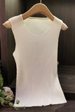 Stylish Ribbed Tank Top