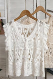Crochet Lace Sleeveless Top