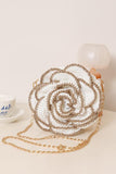 Floral Chain Crossbody Bag