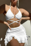 Stylish Strappy Bikini Set