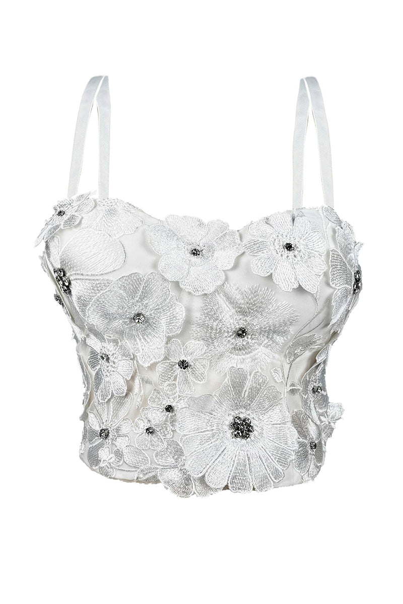 Floral Embellished Camisole Top