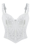 Lace Detail Bustier Top