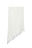 Asymmetrical Hem Midi Skirt
