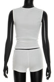 Stylish Cut-Out Short Set
