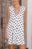 Spaghetti Strap Polka Dot Dress